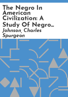 The_Negro_in_American_civilization